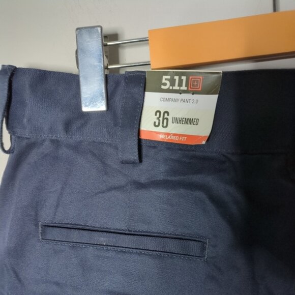 NWT 5.11® Men’s Regular Fit Company Cargo Pant 2.0 Navy Unhemmed Size 36 - Picture 7 of 12